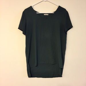 Olive Hi Low Blouse